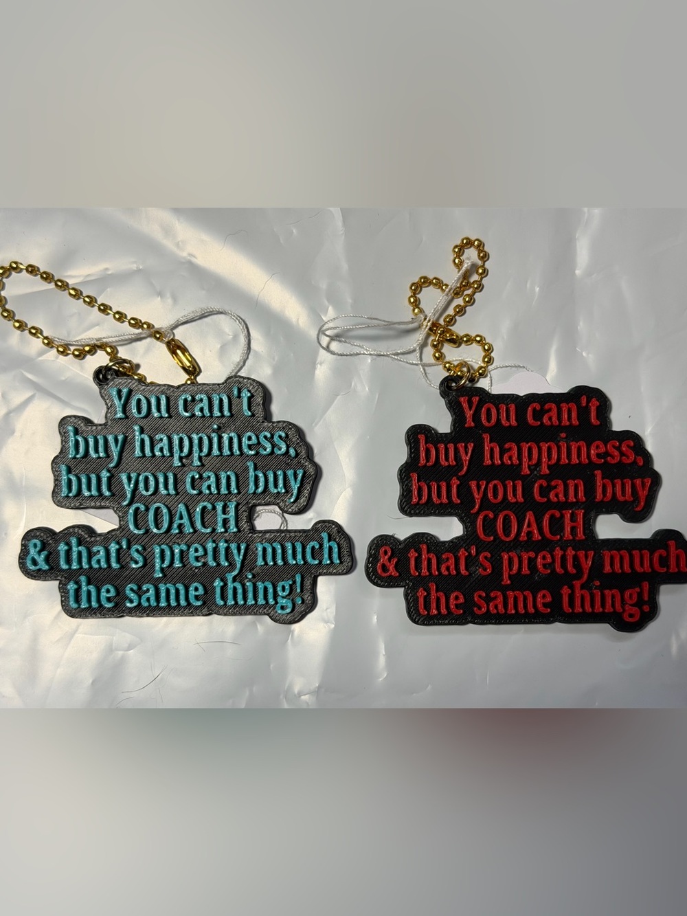 You Can’t Buy Happiness Keychain/Bag Charm